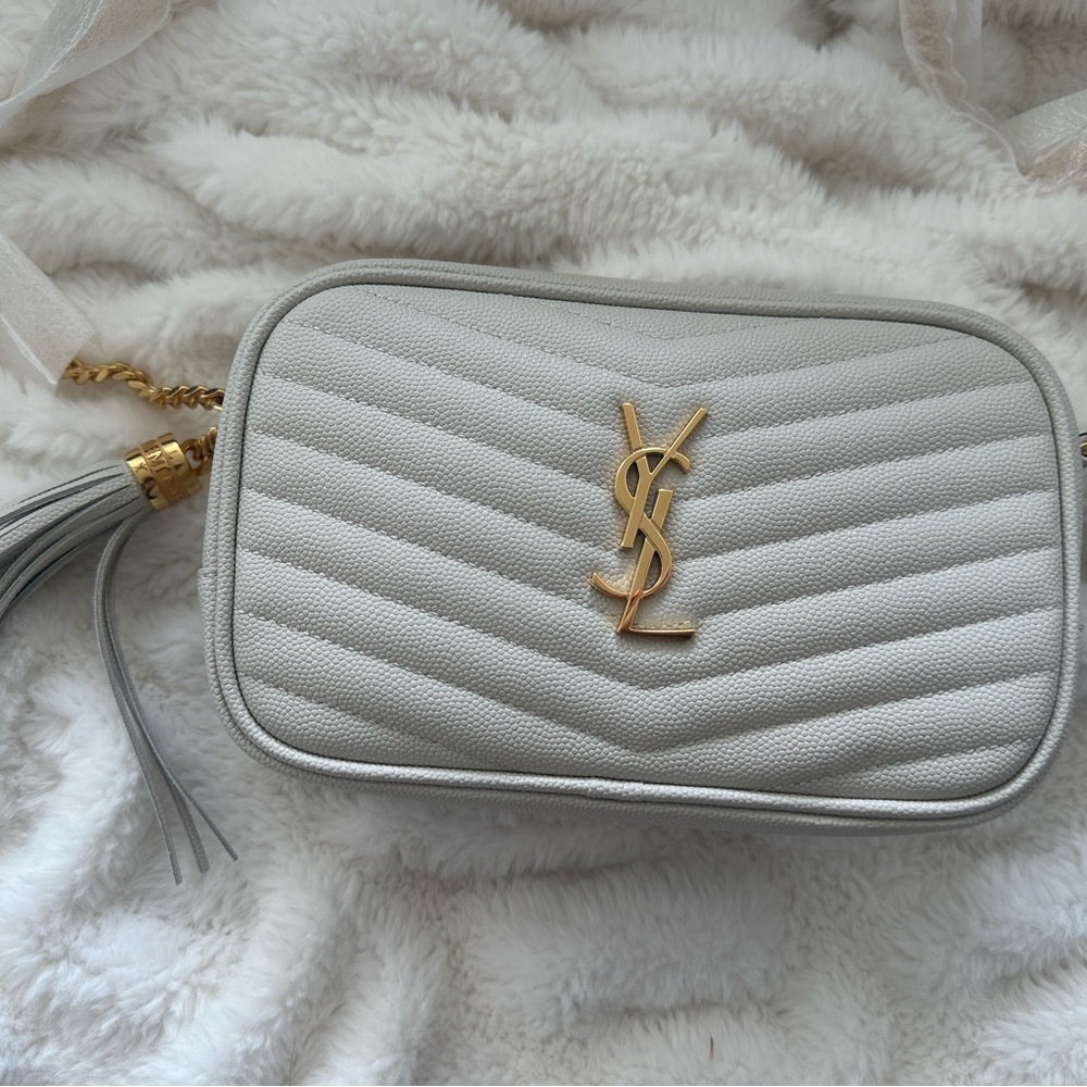 Saint Laurent Lou Mini YSL Quilted Camera Bag BNIB